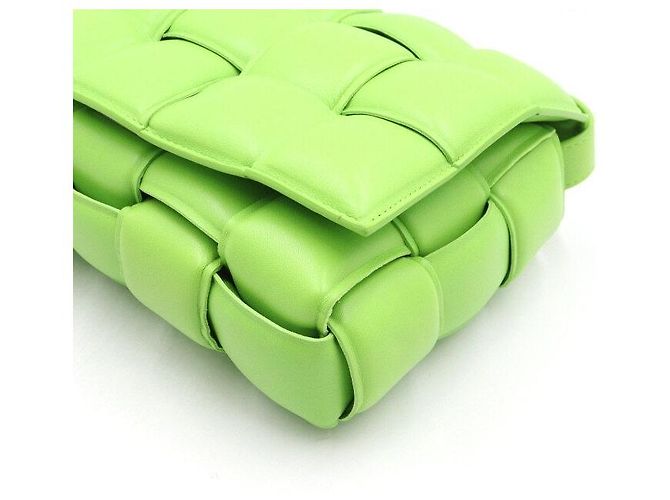 Cassette Bottega Veneta Bolsa transversal acolchoada Intrecciato verde - vista 8