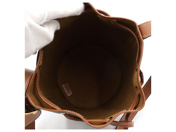 Céline Borsa a secchiello piccola Triomphe con coulisse, da spalla e a tracolla Marrone - vista 5