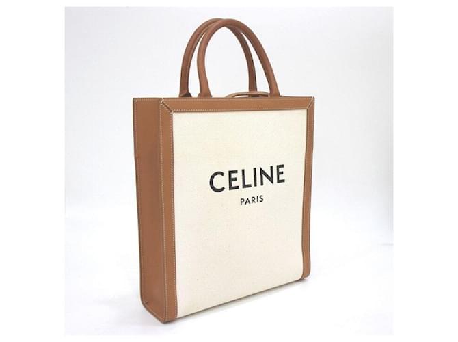 Cabas Céline Piccola borsa tote verticale e borsa a spalla Marrone - vista 3