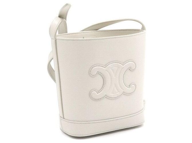 Céline Mini bolsa bucket com alça Marrom - vista 4
