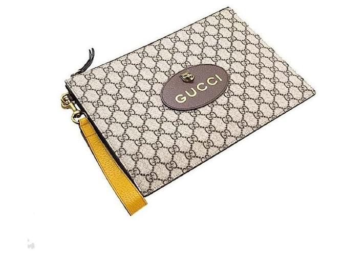 Gucci Clutch GG Marrone - vista 2
