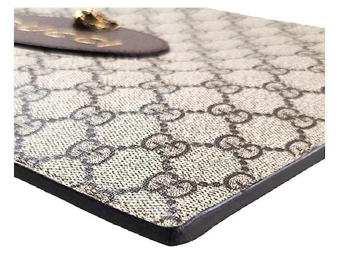 Gucci Clutch GG Marrone - vista 4