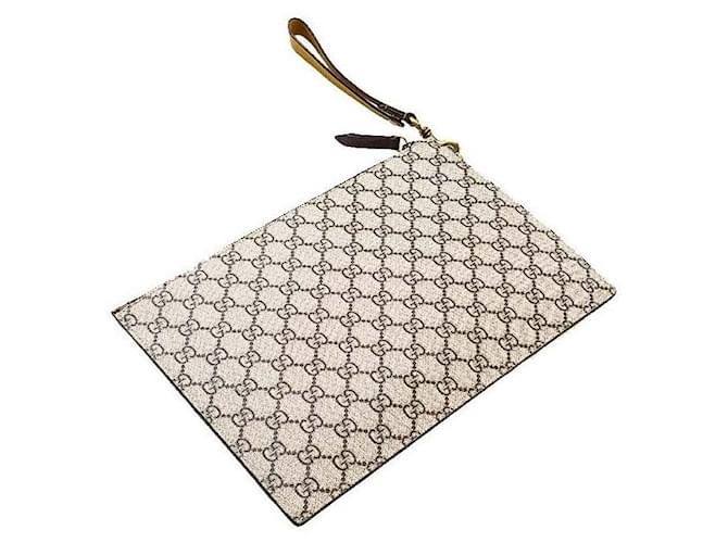 Gucci Clutch GG Marrone - vista 6