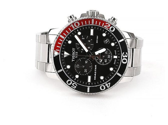 Tissot Cronógrafo em aço SeaStar Quartz Multicor - vista 2