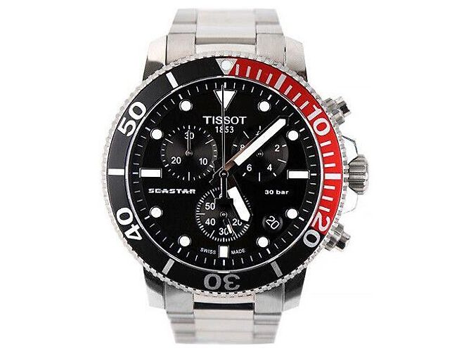 Tissot Cronógrafo em aço SeaStar Quartz Multicor - vista 8