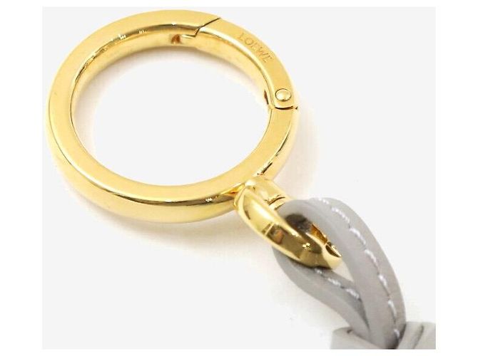 Loewe Portachiavi Anagram Charm in pelle di vitello classica Multicolore - vista 5