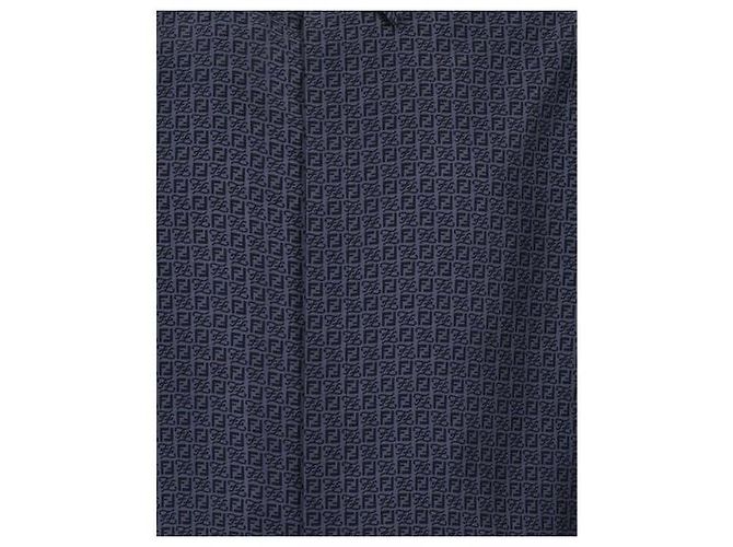Fendi Camisa de Seda FF Karligraphy - vista 5