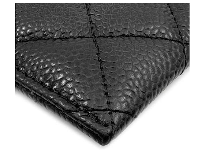 Chanel Tarjetero Caviar Negro - vista 4