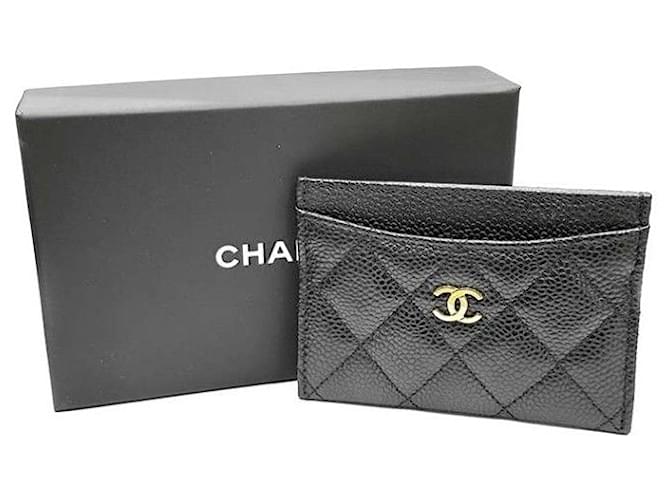 Chanel Tarjetero Caviar Negro - vista 5
