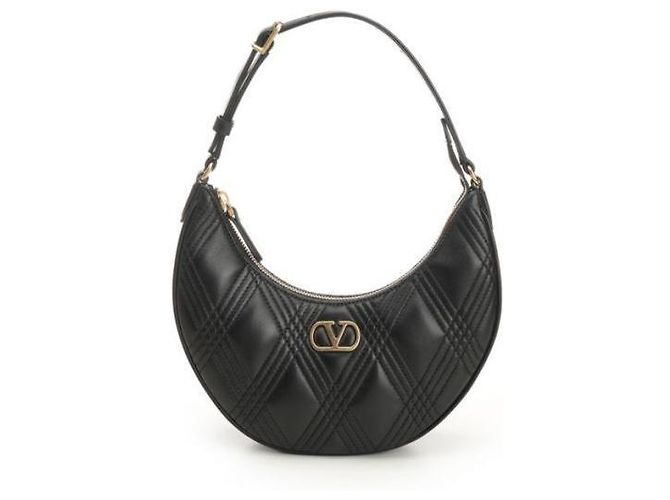 Valentino Crescent Schultertasche Schwarz - Ansicht 3