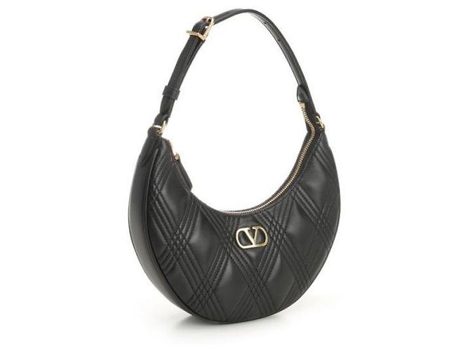 Valentino Crescent Schultertasche Schwarz - Ansicht 4
