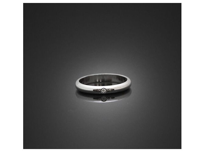 Cartier Ehering aus Platin mit Diamant Größe Schwarz - Ansicht 4