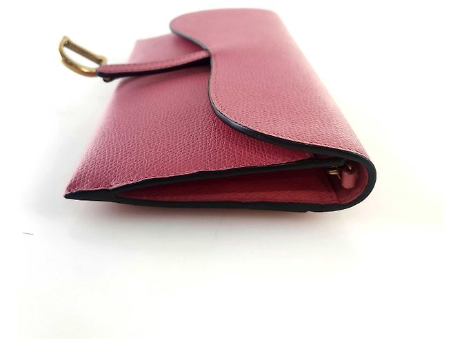 Saddle Dior Cartera Larga de Cadena de Silla Roja - vista 2