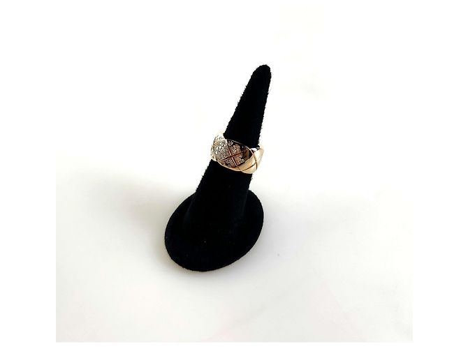 Chanel Anello Grande Coco Crush con Diamanti Multicolore - vista 2