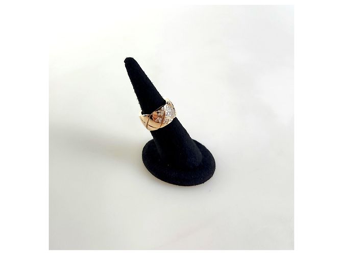 Chanel Anello Grande Coco Crush con Diamanti Multicolore - vista 3