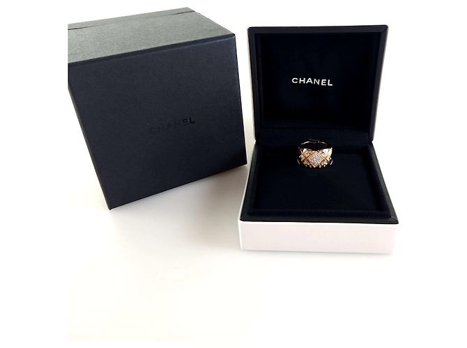 Chanel Anello Grande Coco Crush con Diamanti Multicolore - vista 5
