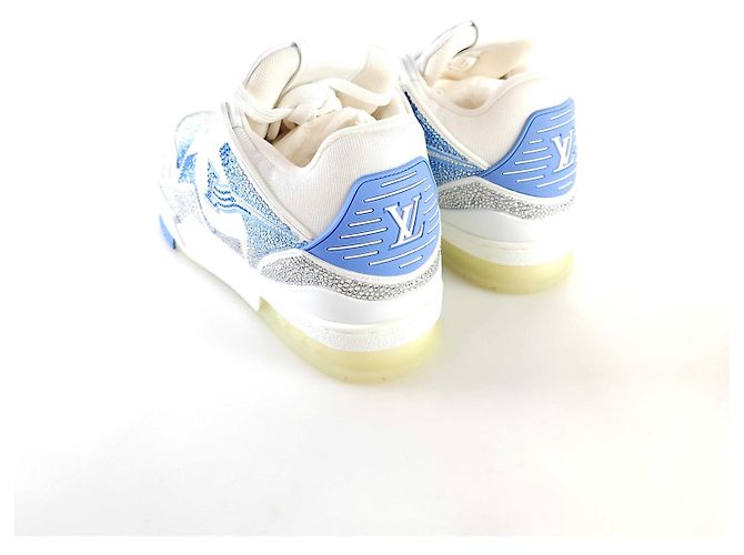 Louis Vuitton Sneakers Trainer Swarovski Arancione - vista 3