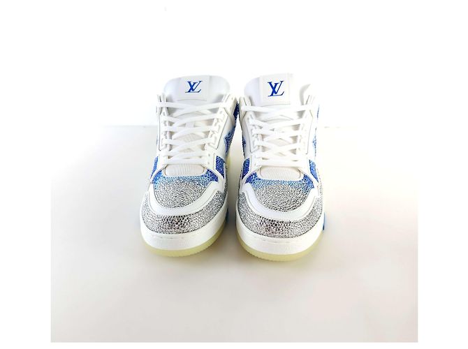 Louis Vuitton Sneakers Trainer Swarovski Arancione - vista 5
