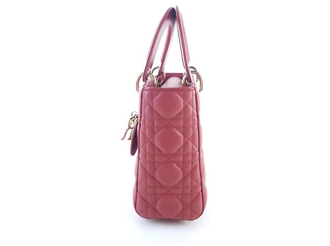 Dior Borsa Tote Cannage ABC Lady a tracolla Rosso - vista 3