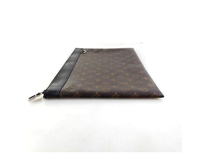 Louis Vuitton Clutch Pochette Makarassar Monogram Discovery Nero - vista 2
