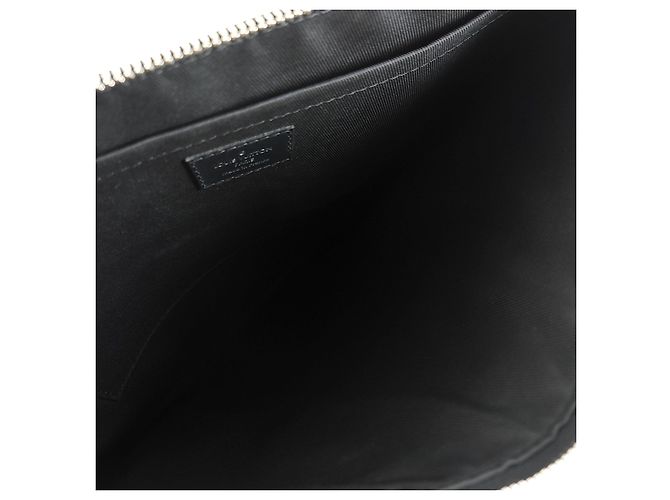Louis Vuitton Clutch Pochette Makarassar Monogram Discovery Nero - vista 6