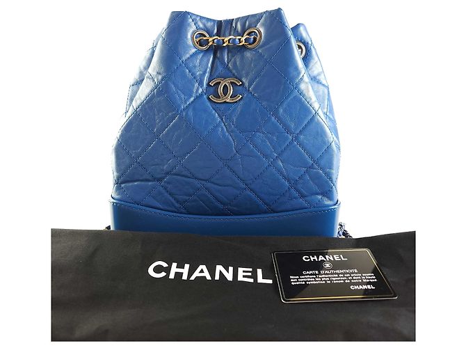 Chanel Gabrielle Rucksack Blau - Ansicht 7