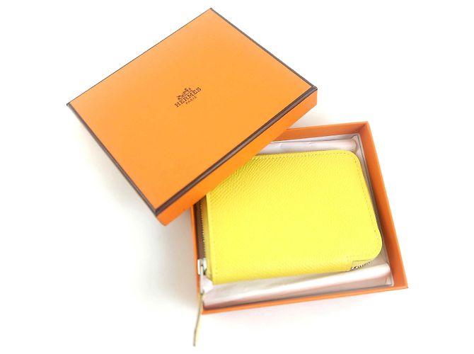 Hermès Billetera clásica con cremallera Ajob Appsong Dorado - vista 6