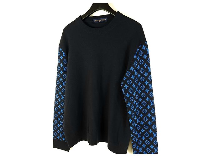 Louis Vuitton Monogramm Strick aus Wolle und Kaschmir Schwarz - Ansicht 2
