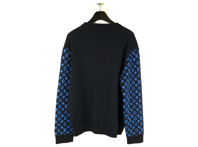 Louis Vuitton Monogramm Strick aus Wolle und Kaschmir Schwarz - Ansicht 3