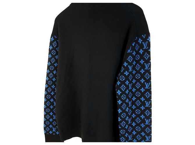 Louis Vuitton Monogramm Strick aus Wolle und Kaschmir Schwarz - Ansicht 4