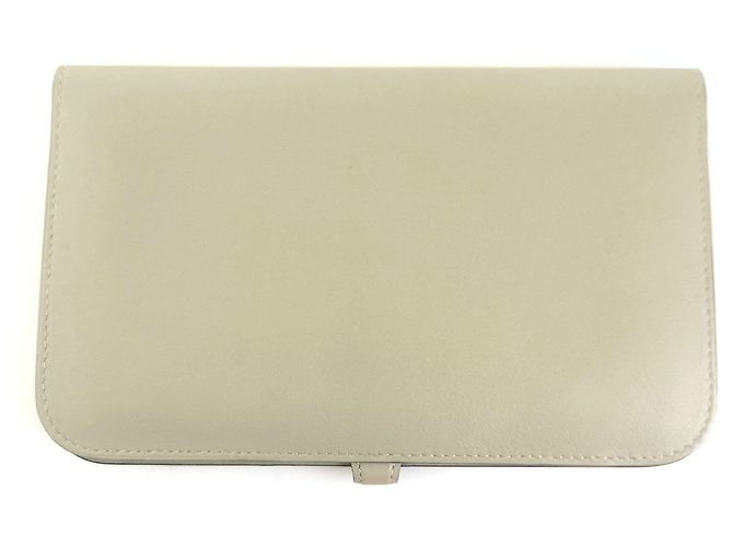 Hermès Portafoglio Lungo Bianco - vista 3