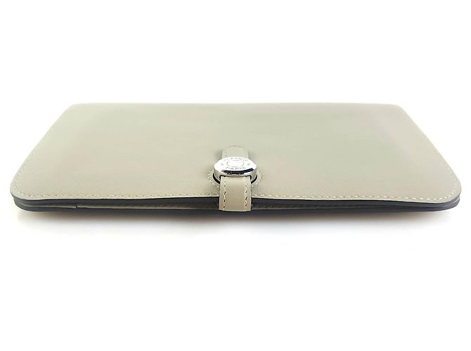 Hermès Portafoglio Lungo Bianco - vista 4