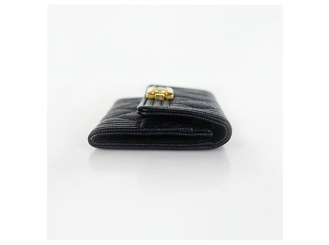 Boy Chanel Jungen Caviar Klappkartenetui Schwarz - Ansicht 2