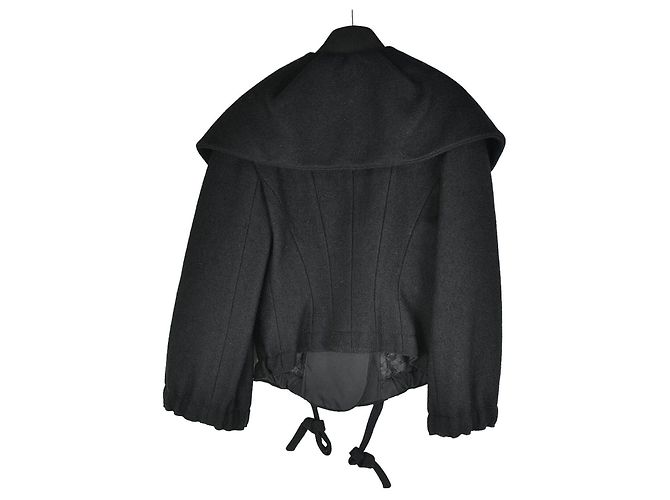 Louis Vuitton Abrigo de medio botón doble Negro - vista 4
