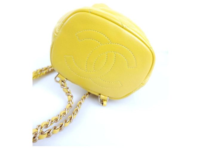 Chanel Kordelzug Eimer-Rucksack Golden - Ansicht 5