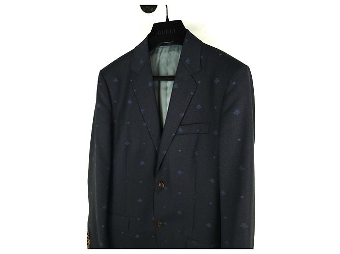 Gucci Giacca Blazer Ricamata con Api - vista 2