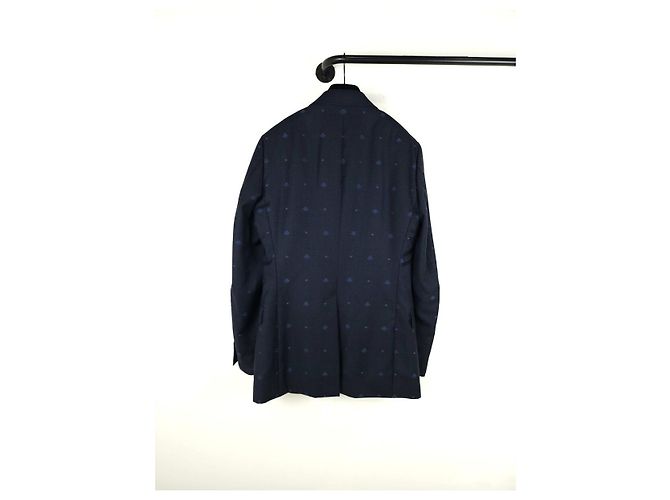 Gucci Giacca Blazer Ricamata con Api - vista 3