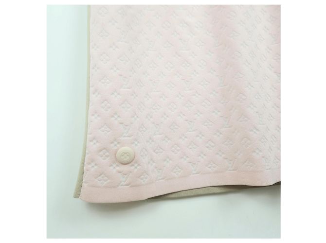 Louis Vuitton Strickrock mit Monogramm Weiß - Ansicht 3