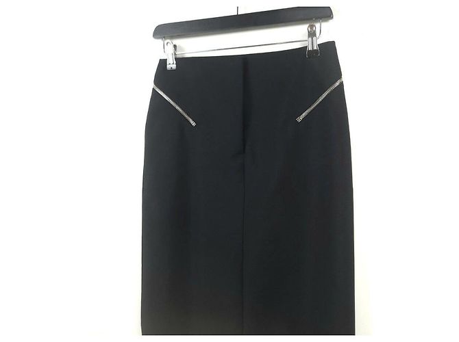 Givenchy Gonna con dettaglio zip Nero - vista 2