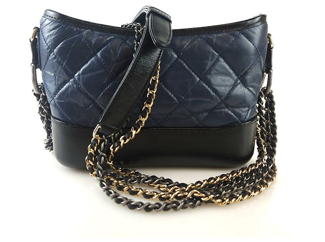 Chanel Borsa Hobo Gabrielle Borsa a Spalla Borsa Crossbody Nero - vista 3