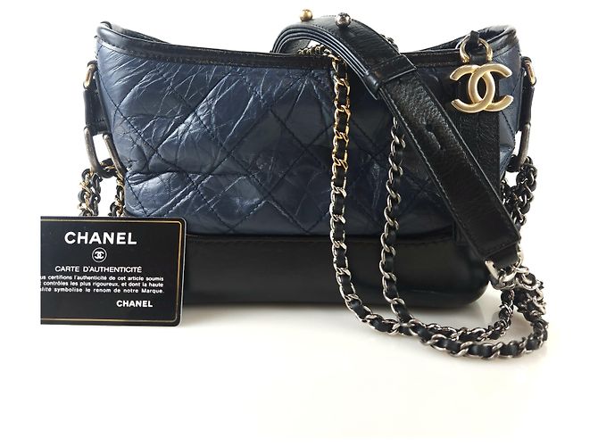 Chanel Borsa Hobo Gabrielle Borsa a Spalla Borsa Crossbody Nero - vista 6