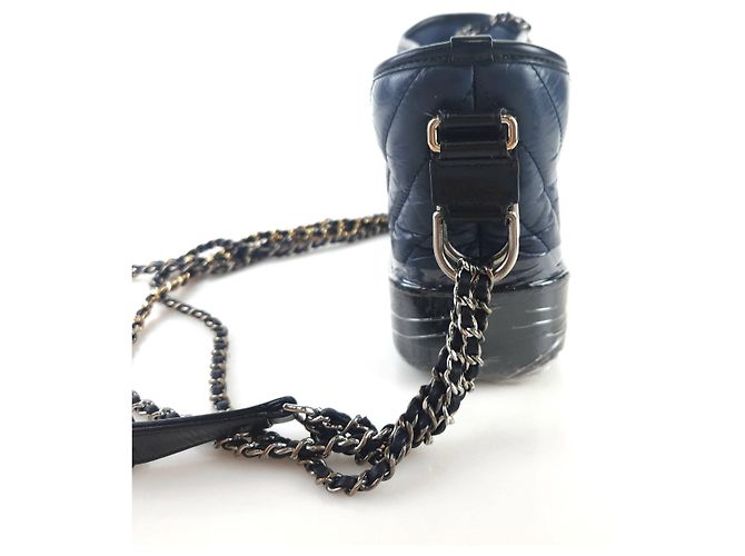 Chanel Borsa Hobo Chevron Gabriel Borsa a Spalla Borsa Crossbody Nero - vista 2