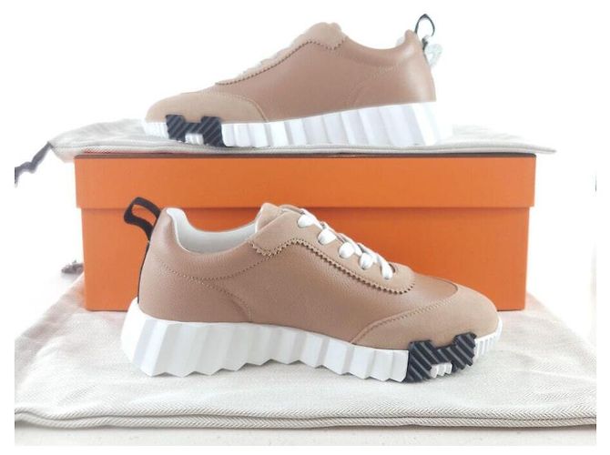 Hermès Leder Bouncing Sneakers Mehrfarben - Ansicht 2