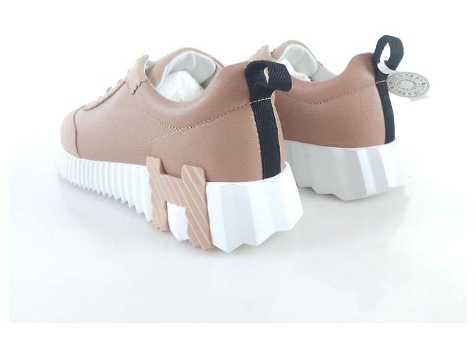 Hermès Leder Bouncing Sneakers Mehrfarben - Ansicht 3