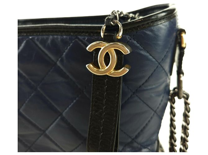 Chanel Borsa a spalla Hobo Gabrielle Nero - vista 2