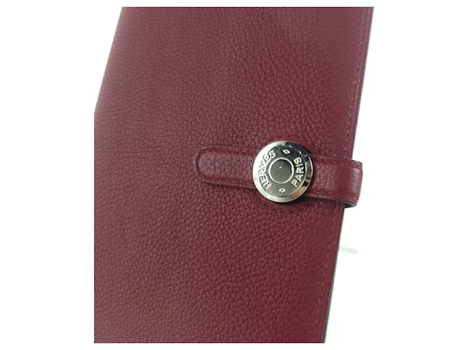 Hermès Dogon Recto Langbörse Rot - Ansicht 2