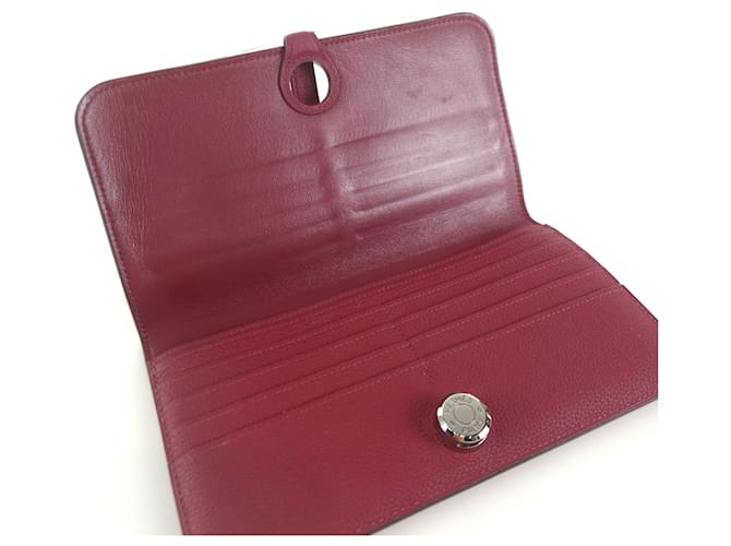 Hermès Dogon Recto Langbörse Rot - Ansicht 5