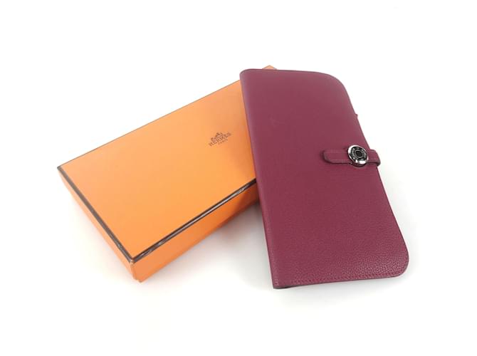 Hermès Dogon Recto Langbörse Rot - Ansicht 7