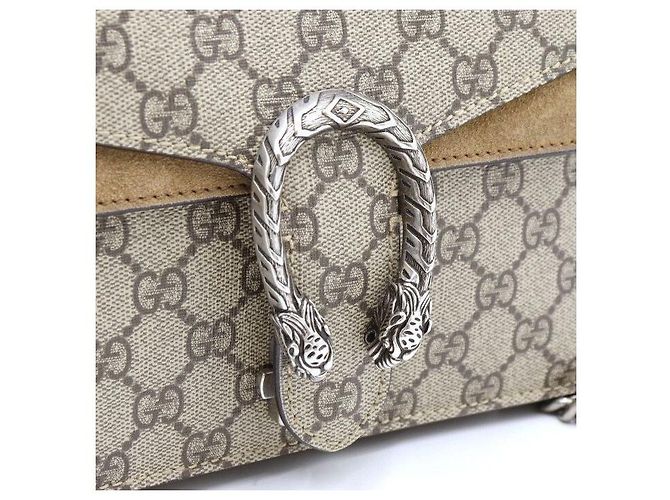Gucci Mini borsa a tracolla e catena Dionysus testa di tigre - vista 4