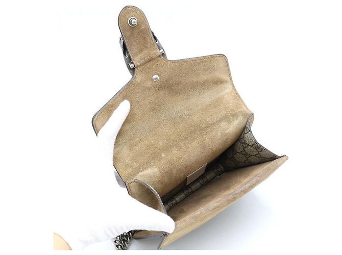 Gucci Mini borsa a tracolla e catena Dionysus testa di tigre - vista 5
